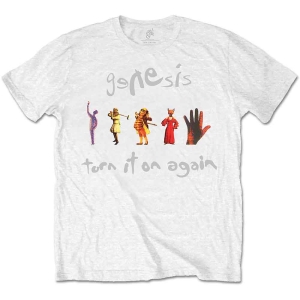 Genesis - Turn It On Again Uni Wht    S in the group MERCHANDISE / T-shirt / Nyheter / Pop-Rock at Bengans Skivbutik AB (5543992r)