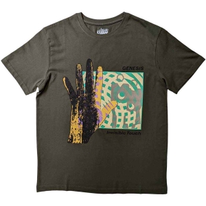 Genesis - Invisible Touch Uni Green in the group MERCHANDISE / T-shirt / Nyheter / Pop-Rock at Bengans Skivbutik AB (5544001r)