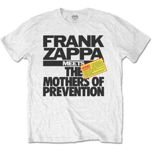 Frank Zappa - The Mothers Of Prevention Uni Wht  in the group MERCHANDISE / T-shirt / Nyheter / Pop-Rock at Bengans Skivbutik AB (5544021r)