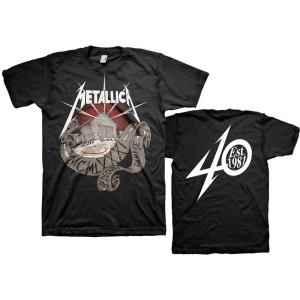 Metallica - 40Th Anniversary Garage Uni Bl in the group MERCHANDISE / T-shirt / Nyheter / Hårdrock at Bengans Skivbutik AB (5544316)