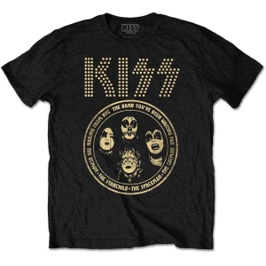 Kiss - Band Circle Uni Bl in the group MERCHANDISE / T-shirt / Heavy Metal at Bengans Skivbutik AB (5544559)
