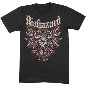 Biohazard - Biohazard Crest Uni Bl in the group MERCHANDISE / T-shirt / Heavy Metal at Bengans Skivbutik AB (5544794r)