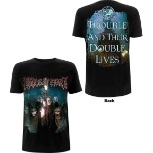 Cradle Of Filth - Trouble & Their Double Lives Uni Bl in the group MERCHANDISE / T-shirt / Heavy Metal at Bengans Skivbutik AB (5544806r)