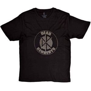 Dead Kennedys - Circle Logo Hi-Build Uni Bl in the group MERCHANDISE / T-shirt / Punk at Bengans Skivbutik AB (5544838r)