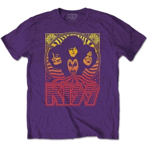 Kiss - Gradient Group Uni Purp  in the group MERCHANDISE / T-shirt / Heavy Metal at Bengans Skivbutik AB (5544869r)