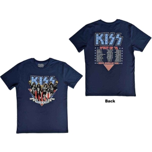 Kiss - Americana Uni Denim  in the group MERCHANDISE / T-shirt / Nyheter / Hårdrock at Bengans Skivbutik AB (5544886r)
