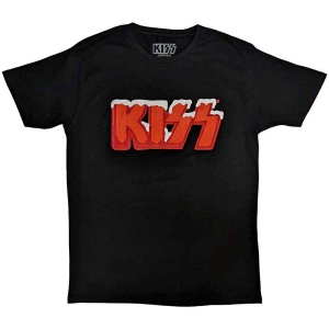 Kiss - Holiday Logo Uni Bl  in the group MERCHANDISE / T-shirt / Heavy Metal at Bengans Skivbutik AB (5544890r)