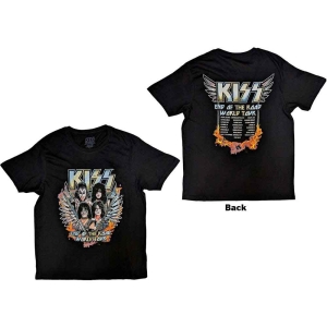 Kiss - End Of The Road Wings Uni Bl  in the group MERCHANDISE / T-shirt / Heavy Metal at Bengans Skivbutik AB (5544894r)