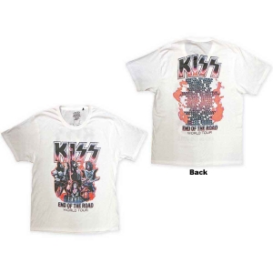 Kiss - End Of The Road Band Playing Uni Wht  in the group MERCHANDISE / T-shirt / Heavy Metal at Bengans Skivbutik AB (5544897r)