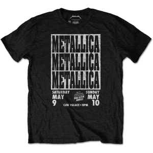 Metallica - Cow Palace Uni Bl Eco  in the group MERCHANDISE / T-shirt / Heavy Metal at Bengans Skivbutik AB (5544900r)
