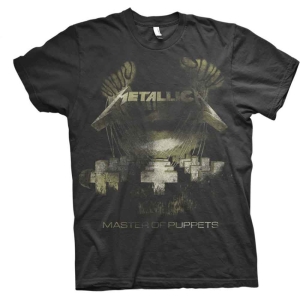 Metallica - Master Of Puppets Distressed Bl T-Shirt in the group MERCHANDISE / T-shirt / Heavy Metal at Bengans Skivbutik AB (5544903r)
