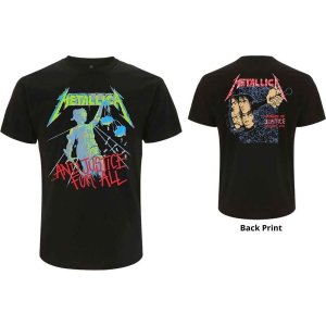 Metallica - And Justice For All (Original) Uni Bl  in the group MERCHANDISE / T-shirt / Heavy Metal at Bengans Skivbutik AB (5544906r)