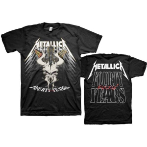 Metallica - 40Th Anniversary Forty Years Uni Bl  in the group MERCHANDISE / T-shirt / Heavy Metal at Bengans Skivbutik AB (5544928r)
