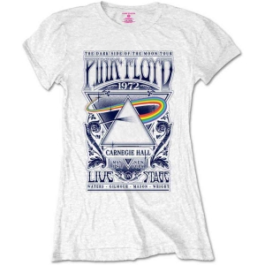 Pink Floyd - Packaged Carnegie Hall Poster Lady Wht  in the group MERCHANDISE / T-shirt / Nyheter / Pop-Rock at Bengans Skivbutik AB (5545657r)