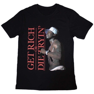 50 Cent - Get Rich Uni Bl T-Shirt (L) in the group MERCHANDISE / T-shirt / Hip Hop-Rap at Bengans Skivbutik AB (5545886)