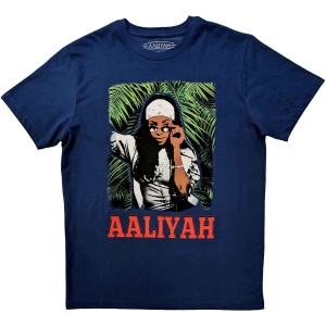 Aaliyah - Aaliyah Foliage Uni Denim  in the group MERCHANDISE / T-shirt / Nyheter / Hip Hop-Rap at Bengans Skivbutik AB (5546025r)