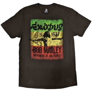 Bob Marley - Movement Uni Brown  in the group MERCHANDISE / T-shirt / Nyheter / Reggae at Bengans Skivbutik AB (5546028r)