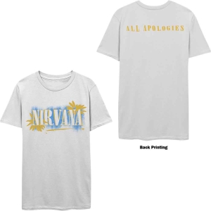 Nirvana - All Apologies Uni Wht  in the group MERCHANDISE / T-shirt / Nyheter / Pop-Rock at Bengans Skivbutik AB (5546489r)