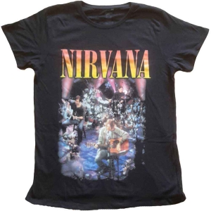 Nirvana - Unplugged Photo Lady Bl  in the group MERCHANDISE / T-shirt / Nyheter / Pop-Rock at Bengans Skivbutik AB (5546493r)