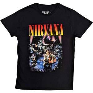 Nirvana - Unplugged Photo Uni Bl  in the group MERCHANDISE / T-shirt / Nyheter / Pop-Rock at Bengans Skivbutik AB (5546494r)
