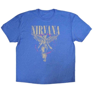 Nirvana - In Utero Uni Lht Blue  in the group MERCHANDISE / T-shirt / Nyheter / Pop-Rock at Bengans Skivbutik AB (5546496r)