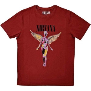 Nirvana - In Utero Uni Red  in the group MERCHANDISE / T-shirt / Nyheter / Pop-Rock at Bengans Skivbutik AB (5546497r)