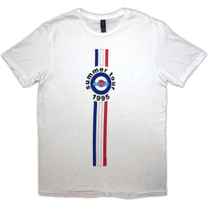 Oasis - Stripes '95 Uni Wht  in the group MERCHANDISE / T-shirt / Pop-Rock at Bengans Skivbutik AB (5546503r)