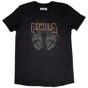 Pantera - Watermarked Skulls Uni Bl  in the group MERCHANDISE / T-shirt / Heavy Metal at Bengans Skivbutik AB (5546639r)