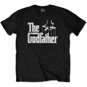 The Godfather - Logo White Uni Bl in the group MERCHANDISE / T-shirt / Soundtrack at Bengans Skivbutik AB (5547058)