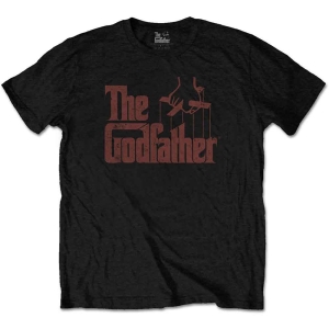 The Godfather - Logo Brown Uni Bl in the group MERCHANDISE / T-shirt / Soundtrack at Bengans Skivbutik AB (5547071)