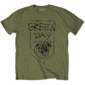 Green Day - Organic Grenade Uni Green  in the group MERCHANDISE / T-shirt / Nyheter / Punk at Bengans Skivbutik AB (5547157r)