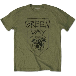 Green Day - Organic Grenade Uni Green  in the group MERCHANDISE / T-shirt / Punk at Bengans Skivbutik AB (5547157r)