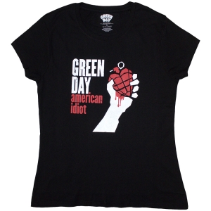 Green Day - American Idiot Lady Bl  in the group MERCHANDISE / T-shirt / Punk at Bengans Skivbutik AB (5547183r)