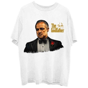 The Godfather - Don Sketch Uni Wht  in the group MERCHANDISE / T-shirt / Soundtrack at Bengans Skivbutik AB (5547194r)