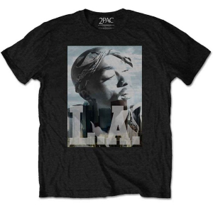 Tupac - La Skyline Boys T-Shirt Bl in the group MERCHANDISE / Merch / Nyheter / Hip Hop-Rap at Bengans Skivbutik AB (5548592r)