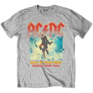 Ac/Dc - Blow Up Your Video Boys T-Shirt Heather  in the group MERCHANDISE / Merch / Hårdrock at Bengans Skivbutik AB (5548604r)