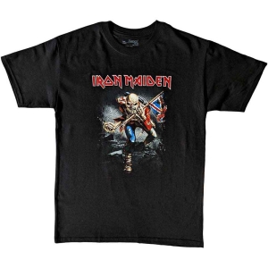 Iron Maiden - Trooper Boys T-Shirt Bl in the group MERCHANDISE / Merch / Nyheter / Hårdrock at Bengans Skivbutik AB (5548726r)