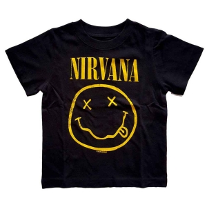 Nirvana - Happy Face Toddler T-Shirt Bl in the group MERCHANDISE / Merch / Nyheter / Pop-Rock at Bengans Skivbutik AB (5548775r)