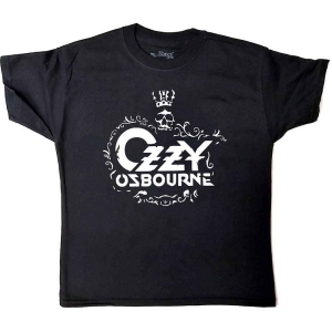 Ozzy Osbourne - Logo Boys T-Shirt Bl in the group MERCHANDISE / Merch / Nyheter / Hårdrock at Bengans Skivbutik AB (5548782r)
