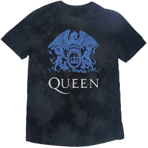 Queen - Blue Crest Boys T-Shirt Bl Dip-Dye in the group MERCHANDISE / Merch / Nyheter / Pop-Rock at Bengans Skivbutik AB (5548811r)