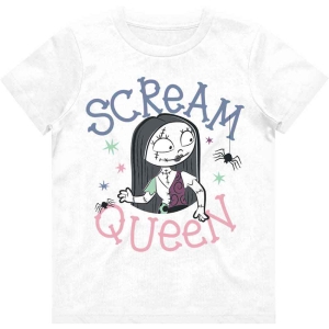 Disney - Tnbc Scream Queen Girls T-Shirt Wht  in the group OTHER / Merchandise / New items at Bengans Skivbutik AB (5548855r)