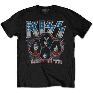 Kiss - Alive In '77 Uni Bl in the group MERCHANDISE / T-shirt / Heavy Metal at Bengans Skivbutik AB (5549125r)