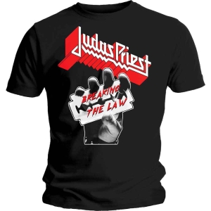 Judas Priest - Breaking The Law Uni Bl in the group MERCHANDISE / T-shirt / Heavy Metal at Bengans Skivbutik AB (5549127r)