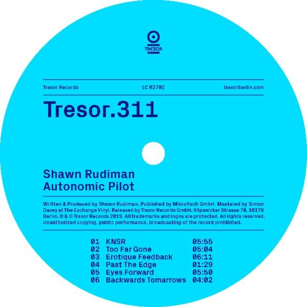 Shawn Rudiman - Autonomic Pilot in the group VINYL / Dance-Techno at Bengans Skivbutik AB (5549153)