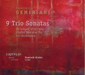 Capriccio Barockorchester - Geminiani: 9 Trio Sonatas in the group CD / Upcoming releases / Classical at Bengans Skivbutik AB (5549608)