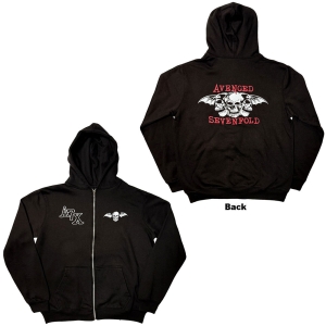 Avenged Sevenfold - Dead Head Uni Bl Zip Hoodie in the group MERCHANDISE / Hoodies / Hårdrock at Bengans Skivbutik AB (5551306r)