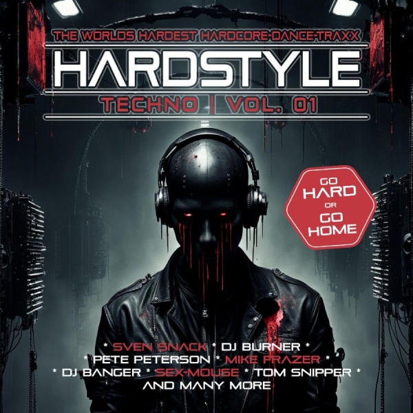 Various Artists - Hardstyle Techno Vol. 01 in the group CD / Bestsellers at Bengans Skivbutik AB (5551431)