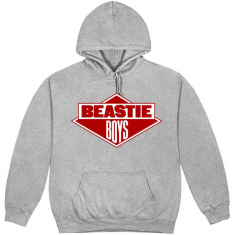 Beastie Boys - Diamond Logo Uni Grey Hoodie  in the group OTHER / Övrigt /  at Bengans Skivbutik AB (5552064r)