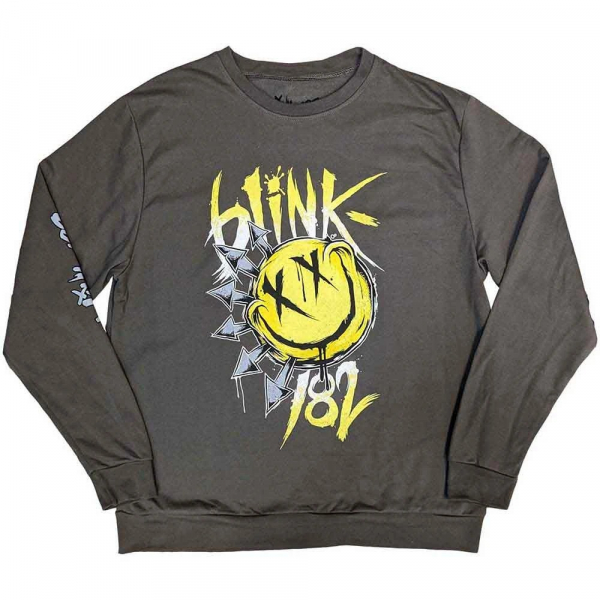 Blink-182 - Big Smile Uni Char Sweatshirt    in the group MERCH / Clothing / Sweatshirts at Bengans Skivbutik AB (5552088r)