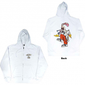 Blink-182 - Roger Rabbit Uni Wht Zip Hoodie  in the group OTHER / Övrigt /  at Bengans Skivbutik AB (5552089r)
